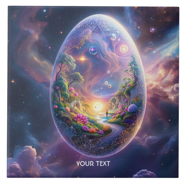 Fantasy Cute Egg Floating Space Tile (Front)