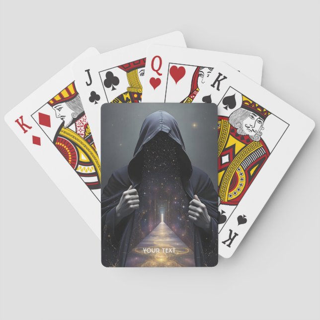 Fantasy Cute Endless Corridor Coat Playing Cards (Back)
