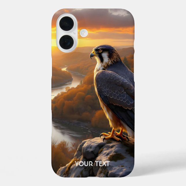 Fantasy Cute Falcon Sunset Fall Case-Mate iPhone Case (Back)