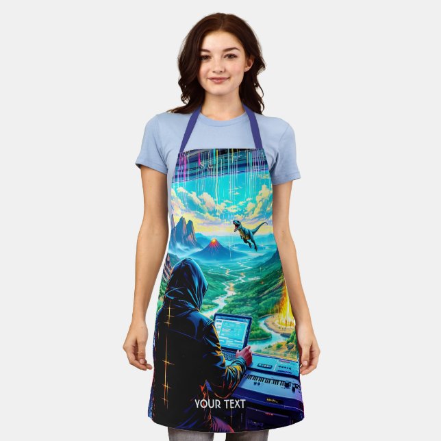 Fantasy Cute Fantastic Run Park Apron (Worn)
