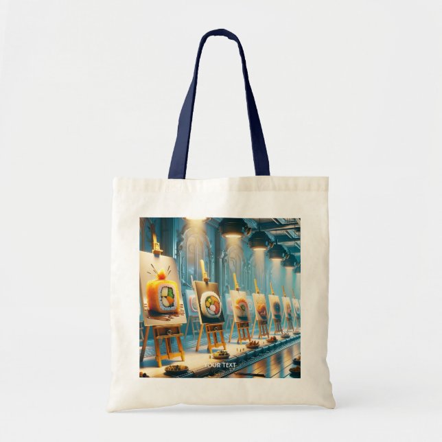 Fantasy Cute Fantasy Sushi Art Tote Bag (Front)