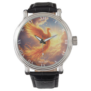 Fantasy Cute Flaming Phoenix Rises Watch