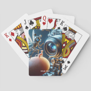 Fantasy Cute Fly Robot Finger Playing Cards