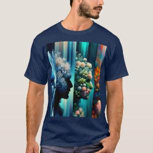 Fantasy Cute Four Men Figures T-Shirt