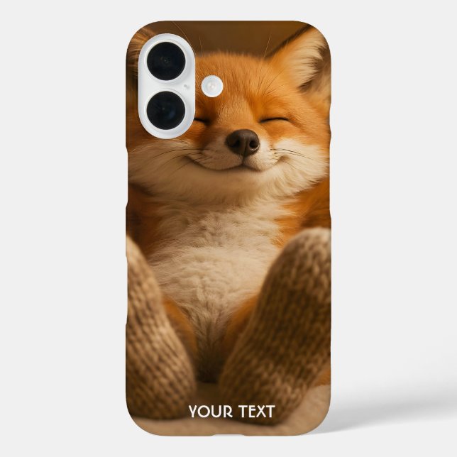 Fantasy Cute Fox And Socks Case-Mate iPhone Case (Back)