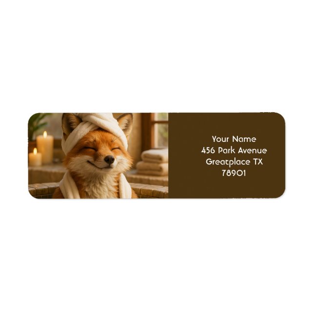 Fantasy Cute Fox In Spa (Front)