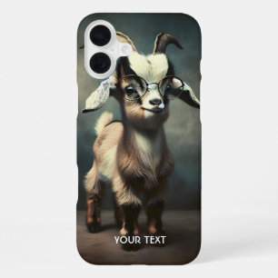 Fantasy Cute Funny Baby Goat iPhone 16 Plus Case
