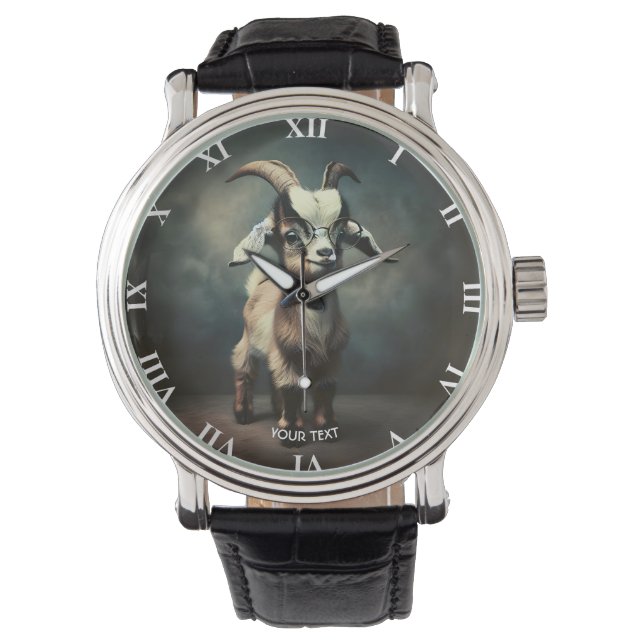 Fantasy Cute  Funny Baby Goat Watch (Front)