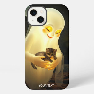 Fantasy Cute Ghost Kitten Candles iPhone 13 Case