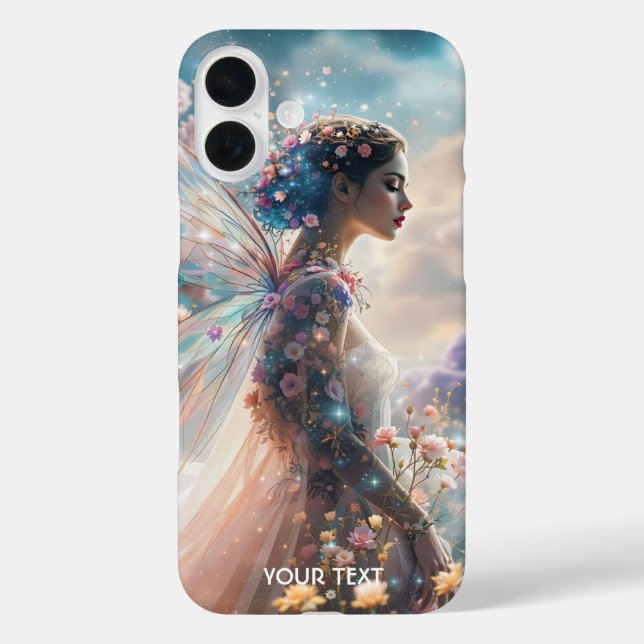 Fantasy Cute Girl Garden Flowers Case-Mate iPhone Case (Back)