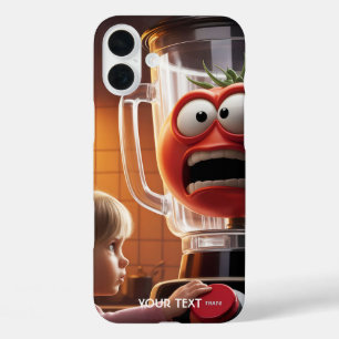 Fantasy Cute Girl Tomato Blender iPhone 16 Plus Case