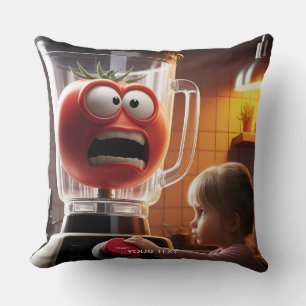 Fantasy Cute Girl Tomato Blender Cushion