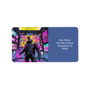 Fantasy Cute Glitch In Gallery Label