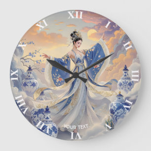 Fantasy Cute Gorgeous Opera Actress Large Clock
