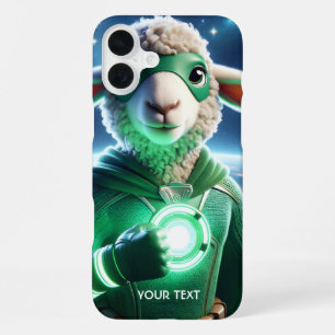 Fantasy Cute Green Super Lamb  iPhone 16 Plus Case