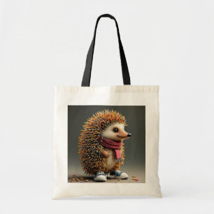 Fantasy Cute Hedgehog Sharp Needles Tote Bag