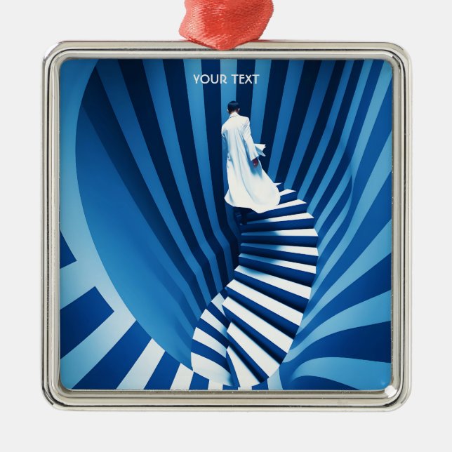 Fantasy Cute Impossible Room Strips Metal Tree Decoration (Front)