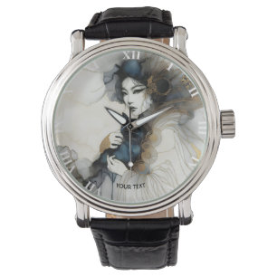 Fantasy Cute Japanese Girl Cat Watch