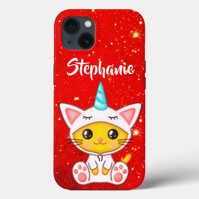 Fantasy Cute Kittycorn Case-Mate iPhone Case (Back)