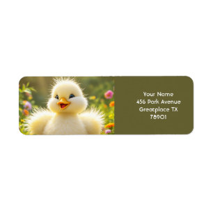 Fantasy Cute Laughing Fluffy Duck