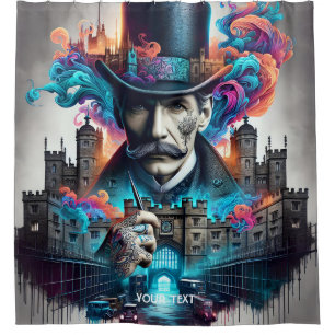 Fantasy Cute Legendary Detective London Shower Curtain