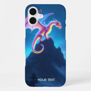 Fantasy Cute Mist Shrouded Dragon iPhone 16 Plus Case