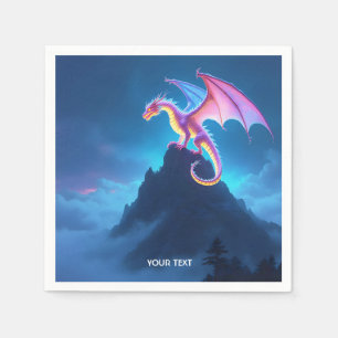 Fantasy Cute Mist Shrouded Dragon Napkin