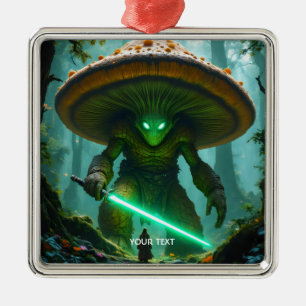 Fantasy Cute Mushroom Sabre Forest Metal Tree Decoration