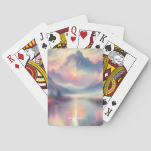 Fantasy Cute Pastel Pearl Watercolor Playing Cards