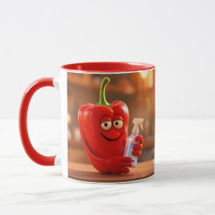 Fantasy Cute Pepper Spray Kitchen Mug