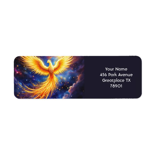 Fantasy Cute Phoenix Stars Space (Front)