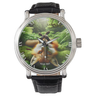 Fantasy Cute Playing Fox Forest Watch
