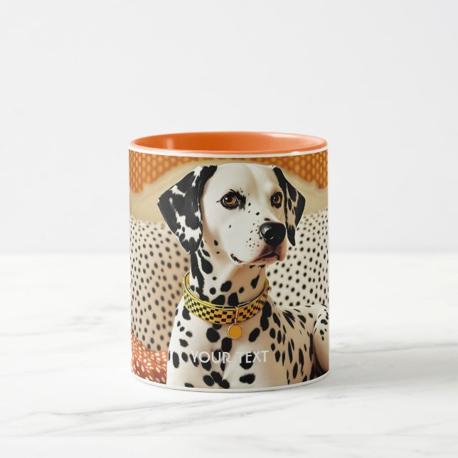 Fantasy Cute Polka Dog Dot Mug (Center)