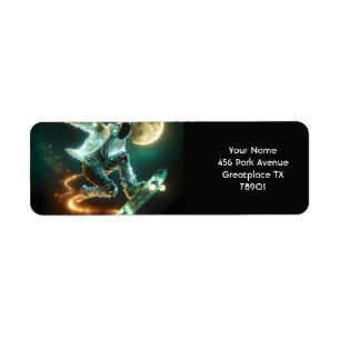 Fantasy Cute Punk Space Skateboard 