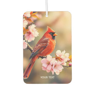 Fantasy Cute Red Bird Cherry Car Air Freshener
