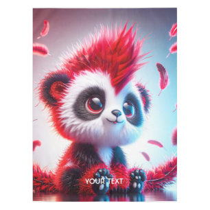 Fantasy Cute Red Panda Baby Tablecloth