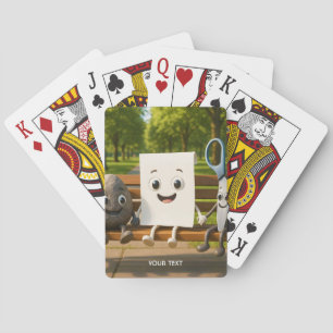 Fantasy Cute Rock Paper Scissors Playing Cards