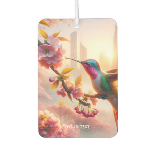 Fantasy Cute Sakura Bird City Car Air Freshener