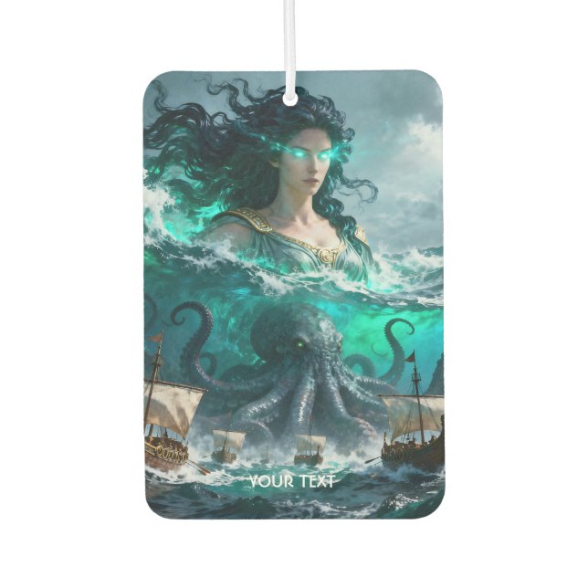 Fantasy Cute Sea Ancient Creature Car Air Freshener (Front)