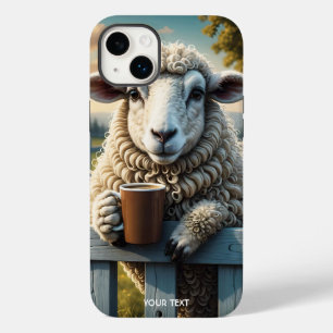 Fantasy Cute Sheep Coffee Evening Case-Mate iPhone 14 Plus Case