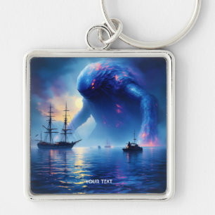 Fantasy Cute Ships Sea Giant Key Ring