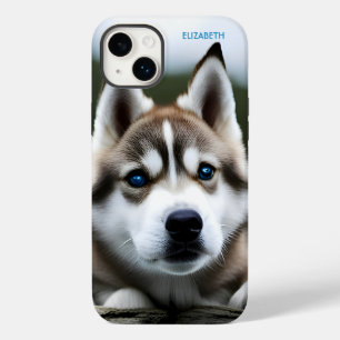 Fantasy Cute Siberian Husky, Vintage Fantasy Case-Mate iPhone 14 Plus Case