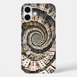 Fantasy Cute Spiral Cards Staircase iPhone 16 Plus Case