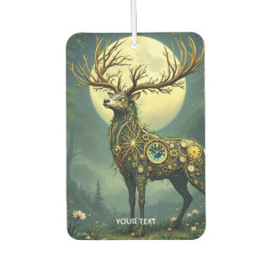 Fantasy Cute Steampunk Deer Forest Car Air Freshener