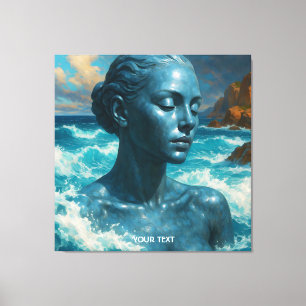 Fantasy Cute Stone Skin Sea Canvas Print