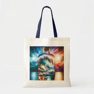 Fantasy Cute Storm In Bottle Tote Bag
