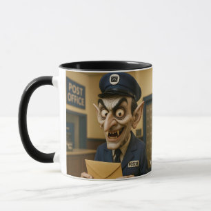Fantasy Cute Strange Postal Worker Mug