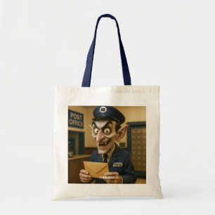 Fantasy Cute  Strange Postal Worker Tote Bag