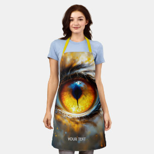 Fantasy Cute Tiger Orange Eye Apron