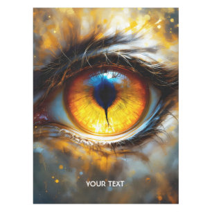 Fantasy Cute Tiger Orange Eye Tablecloth